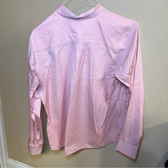 Liz Claiborne Long Sleeve Button Down Top - Picture 3 of 3
